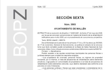 Convocatoria rehabilitación 2026